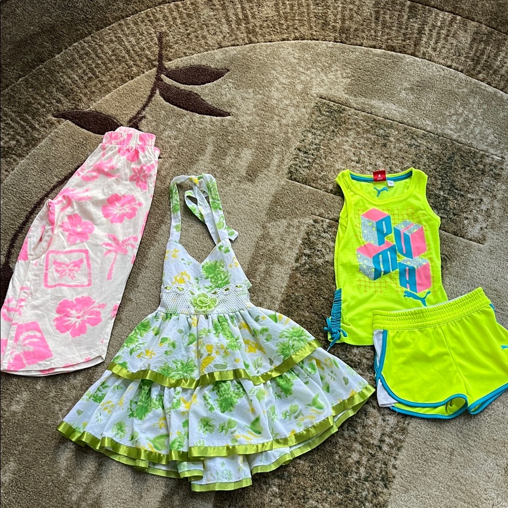 Colorful Kids' Summer Outfit Set